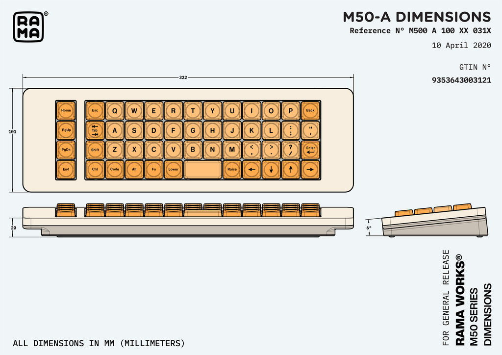 M50-A GRID Keyboard – Extras